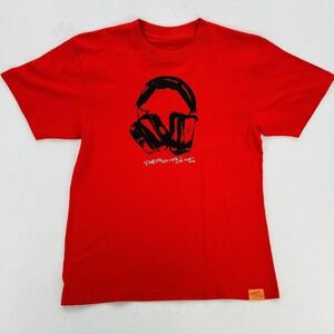 Vintage Tokio Shirt Mens Medium Red Headphones Live Tour 2006 Band Graphic Tee